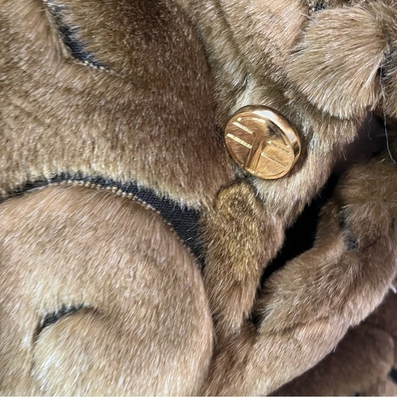 FURIOUS Fur® ‘Filigree’ Swing Coat (Women’s Small, Brown) NEW WITH TAGS - Picture 5 of 9